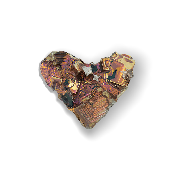 Bismuth Heart - Personalized